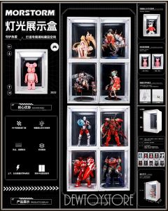 [Pre-order] Morstorm 39 cm tall Display Case Box (Stackable with LED lights) (Suitable for 1/6 Scale Action Figure / 400% Bearbrick / Mecha / Statues)