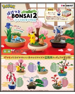 [Pre-order] Re-Ment ReMent Chibi SD Style Candy Capsule Gachapon Miniature Toy - Pokemon  Pocket Bonsai2 Little Stories in 4 seasons (Set of 6)