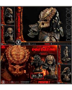 [Pre-order] Prime 1 Prime1 Studio Premium Bust 1/3 Scale Statue Fixed Pose Figure - PBPR-05 Predator 2 - City Hunter Predator