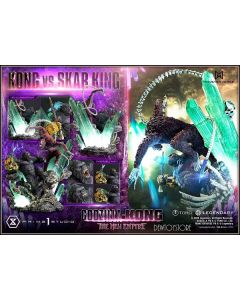 [Pre-order] Prime 1 Prime1 Studio Ultimate Diorama Masterline 104cm Scale Statue Fixed Pose Figure - UDMGXK-02 Godzilla x Kong: The New Empire - Kong vs Skar King (Standard Version)