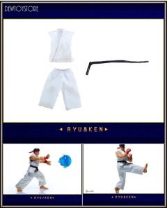 [IN STOCK] Precision Forging 1/12 Scale Action Figure Accessories - Clothes for Jada Figures - Ryu