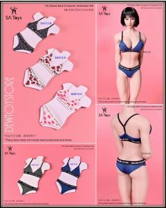 [Pre-order] SA Toys 1/6 Scale Action Figure - SA013-A/B/C/D/E Classic Back Crossover Underwear Set