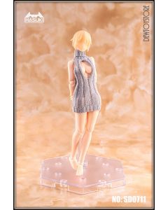 [Pre-order] Hasuki 1/12 Scale Action Figure Accessories - SD0711 Gray Low-cut Virgin Killer Sweater
