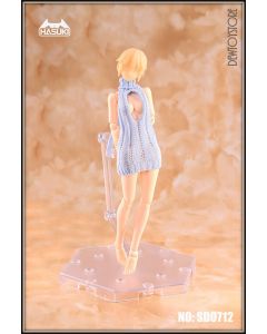 [Pre-order] Hasuki 1/12 Scale Action Figure Accessories - SD0712 Light Blue Low-cut Virgin Killer Sweater