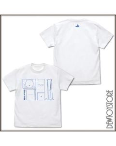 [Pre-order] Cospa Apparel - PlayStation - For PlayStation (Hardware) T-shirt White / Sumi