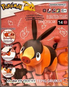 [Pre-order] Bandai Plamo Plastic Model Kit - Pokemon - Quick!! 14 Tepig