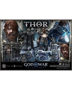 [Pre-order] Prime 1 Prime1 Studio Real Elite Masterline 1/3 Scale Statue Fixed Pose Figure - REMGOW-02 God of War: Ragnarok - Thor