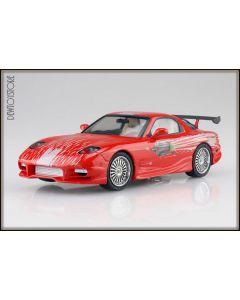 [Pre-order] Aoshima Movie Mecha Series 1/24 Scale Plamo Plastic Model Kit - The Fast and the Furious - FD3S RX-7