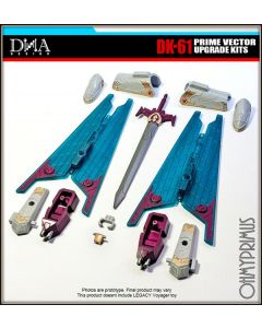 [Pre-order] DNA Design DK-61 DK61 Upgrade Kit for Transformers Legacy Vector Prime (Reissue)