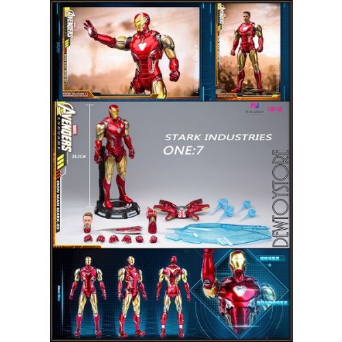M W Mw Culture Migu 1 7 Scale Action Figure Avengers Endgame Iron Man Mark Lxxxv Mk 85