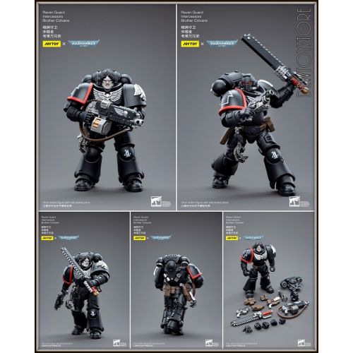  JOYTOY Warhammer 40,000 Action Figure, Raven Guard