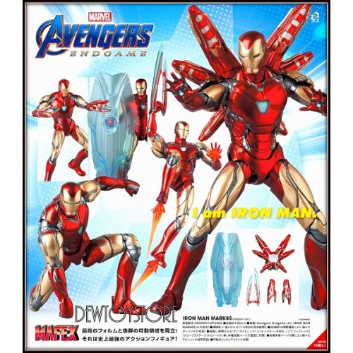 Medicom Toy Mafex 1 12 Scale Action Figure No 136 Marvel Avengers Endgame Iron Man Mark Lxxxv Mk 85