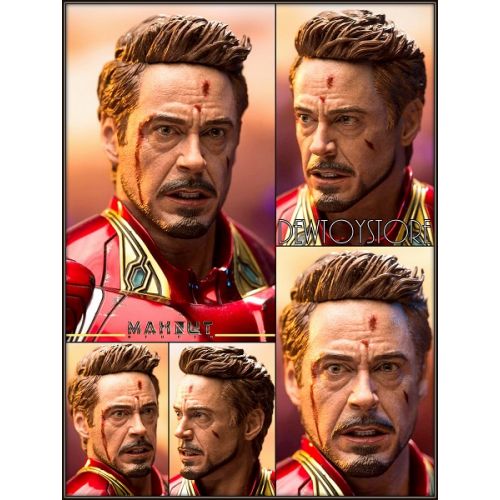 Maxnut 1/6 Scale Action Figure Upgrade Kit - M001 Tony - Avengers : Endgame  - Tony Stark / Iron Man Head Sculpt Only (Compatible with Hot Toys)