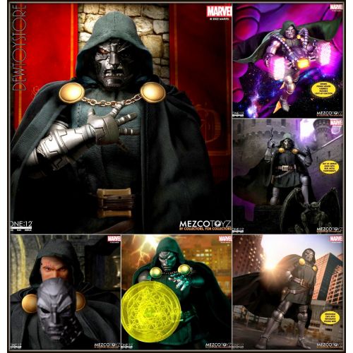 [IN STOCK] Mezco Toyz One:12 Collective 1/12 Scale Action Figure - Marvel  Comics - Doctor Doom
