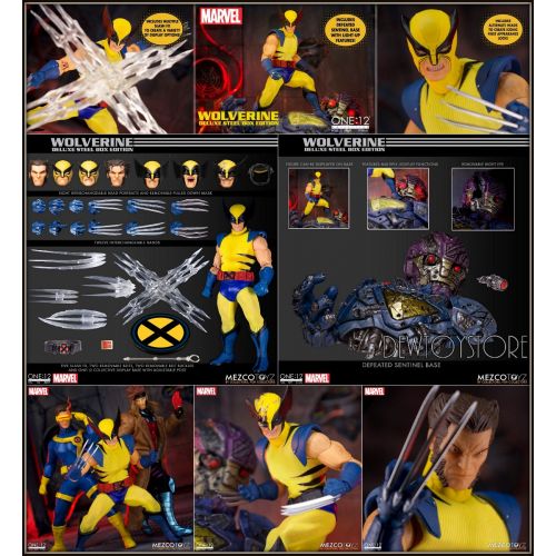 [IN STOCK] Mezco Toyz One:12 Collective 1/12 Scale Action Figure - Marvel  X-Men - Wolverine - Deluxe Steel Box Edition