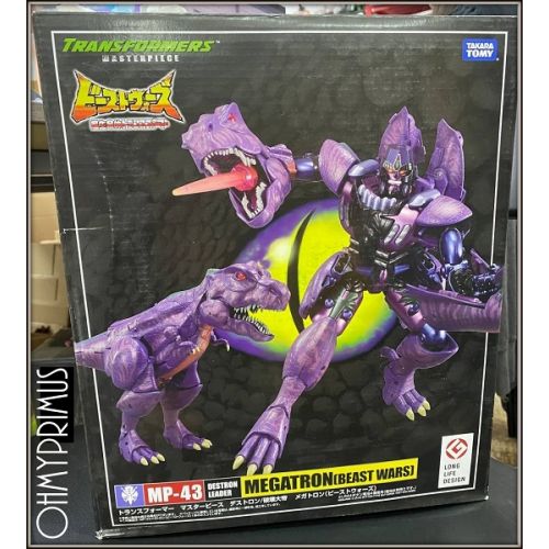 Good New TAKARA Transformers Beast Wars MEGATRON Figure Metal Monument made in Japan