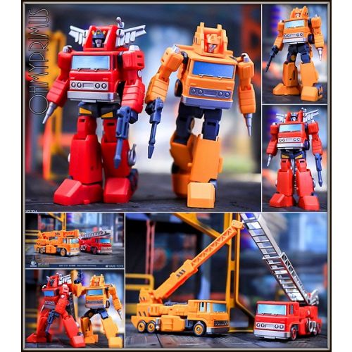 Pre-order] Magic Square MS Toys - MS-B01A & B02A Architect & Fire  Extinguisher (Transformers G1 Legends Scale Inferno & Grapple)