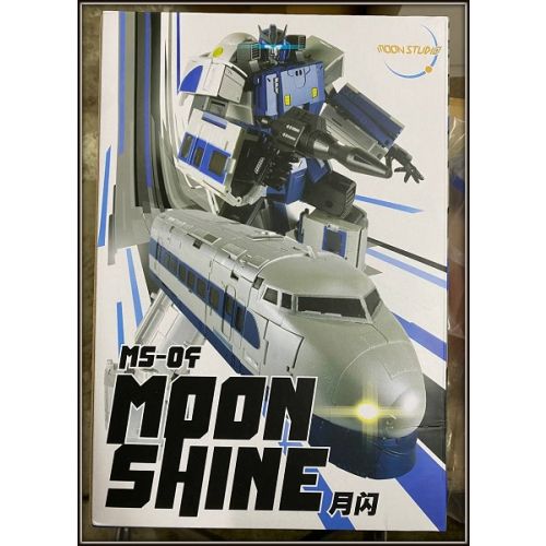 [IN STOCK] Moon Studio - MS-04 MS04 Radiatron Moon Shine (Transformers G1  MP Scale Trainbot Raiden - Shouki) (USED - Ankle hinge cannot bend)