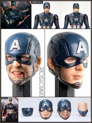 Pre-order Nota Studio Captain America 1/12 For Marvel Legend 6in Action Figure 