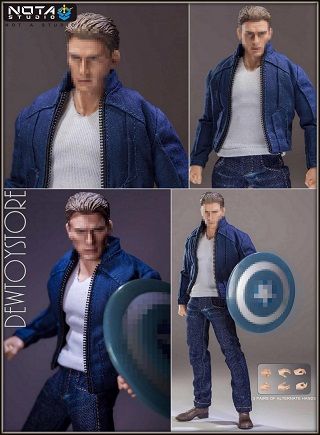 Nota Studio 1 12 Captain America Steve Rogers Body Clothes