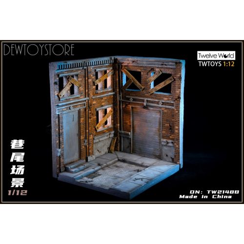Pre-order] TW Toys TWToys 1/12 Scale Action Figure Diorama / Display  Background - TW2148B TW2148-B Alley Scene B