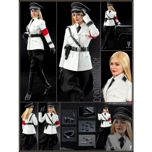 Details about   VERYCOOL 1/6 Female Action Figure Officer 2.0 White Uniform Soldier Doll VCF2051 