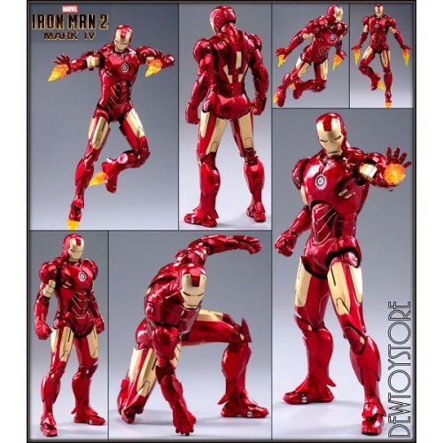 ZD TOYS Iron Man MK 4 Mark IV 7‘’ Action Figure Marvel Avengers gift IN STOCK 