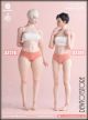 [Pre-order] Worldbox 1/6 Scale Action Figure - AT218 Plus Size Female Body (White / Maize)