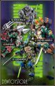 [Pre-order] Heat Boys HeatBoys Metal Alloy Chogokin Mecha Robot Action Figure - Teenage Mutant Ninja Turtles TMNT (Set of 4 - HB0012 Leonardo / HB0013 Raphael / HB0014 Michelangelo / HB0015 Donatello)