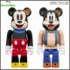 [IN STOCK] Medicom Toy BearBrick BE@RBRICK Statue Fixed Pose Figure - Disney - Mickey Mouse & Goofy (Lonesome Ghosts Ver.) 