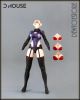 [Pre-order] D House 1/12 Scale Plamo Plastic Model Kit - Mecha Girl Add-On Kit (Suitable for Megami Device AUV / Asra) - Black 