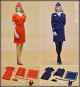 [Pre-order] CUKE TOYS 1/6 Scale Action Figure - MA-039-A/B Orange / Blue RU Flight Attendant Set (Figure not included)