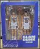 [IN STOCK] Dasin 1/12 Scale Action Figure - Slam Dunk Kainan No.9 Tadashi Muto & No.10 Nobunaga Kiyota (White Jersey) (Set of 2)  (Wrong Jersey & Dented Box)