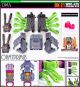 [Pre-order] DNA Design DK-21 DK21 - Upgrade Kit for Transformers Generations Earthrise Scorponok (Articulated Legs / Shoulder Cannons / Shield Extension / Clear Red Visor) (2nd Reissue)