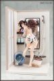 [Pre-order] Hakoiri Musume 1/6 Scale Statue Fixed Pose Figure - Rent-A-Girlfriend - Chizuru Mizuhara Maid Bikini de Cleanup
