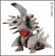 [Pre-order] CCP Middle Size Series Statue Fixed Pose Figure - Gamera Vol. 5 - Giant Monster Legion Pearl White Ver.