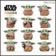 [Pre-order] Ensky Soft Vinyl SOFVI Sofubi Puppet Mascot - Star Wars Mandalorian Grogu (Set of 11)