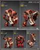 [IN STOCK] Joy Toy JoyToy X Warhammer 40,000 40K 1/18 Scale Action Figure - JT00331 JT0331 The Horus Heresy Blood Angels Crimson Paladins Squad Crimson Paladin 3