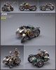 [IN STOCK] Joy Toy JoyToy 1/18 Scale Action Figure - JT2320 JT2313 Battle for the Stars The Cult of San Reja - Luyster C30 Bike