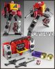 [Pre-order] KFC G1 MP Scale Transforming Robot Action Figure - P-4Ax Transistor (Metallic Painted Pure Red Version)