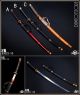 [Pre-order] 龙山重工 LongShan Heavy Industries LongShanJinShu 1/6 Scale Action Figure Accessories - LS2022-10 A/B/C Metal Alloy Japanese Samurai Ronin Taida Sword (2nd Reissue)