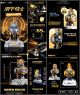 [RESTOCK Pre-order] Mo Show MoShow Noble Class Metal Alloy Chogokin Mecha Robot Action Figure - KDCD-C003/65 MCT-E02 Knight Bust Charging Station (Gilded Version)