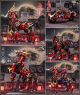 [IN STOCK] Motor Space 模动空间  1/72 Scale Metal Alloy Chogokin Transformable Mecha Robot Action Figure - Red Hare 赤兔马