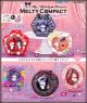 [Pre-order] Re-Ment ReMent Chibi SD Style Candy Capsule Gachapon Miniature Toy - My Melody Kuromi Melty Compact (Set of 6)