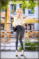 [Pre-order] PartyLook Party Look 1/4 Scale Statue Fixed Pose Figure - Original Character - Aoi Koigakubo Leather Pants Ver. Deluxe Edition by Fujiko