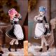 [IN STOCK] Good Smile Company POP UP PARADE Statue Fixed Pose Figure - Re:ZERO -Starting Life in Another World- Memory Snow - Ram & Rem: Ice Season Ver. (Set of 2)