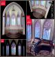 [Pre-order] Cat Egg Model 1/12 Scale Action Figure Diorama Display - Church (Rose Window Ver.)