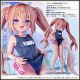 [Pre-order] B'Full Fots Japan 1/5 Scale Statue Fixed Pose Figure - Illustrator Mucha Piyodera Original Character - Ruri-chan School Swimwear Kyu Ver.