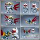 [RESTOCK Pre-order] Heat Boys HeatBoys Metal Alloy Chogokin Mecha Robot Action Figure - HB0057 Samurai Pizza Cats - Yattarou