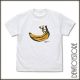 [Pre-order] Cospa Apparel - Ape Escape Sarugetchu - Piposaru Banana T-Shirt White / Charcoal